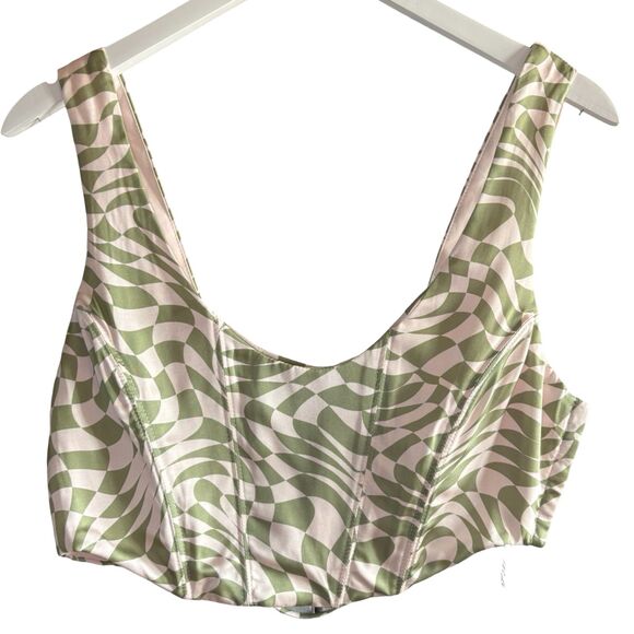 For Love and Lemons NWT Nomi Crop Top - Picture 7 of 15